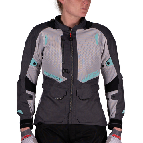 Jaqueta Adventure Flowtour 5.5 Feminino Cinza e Preto - Leatt