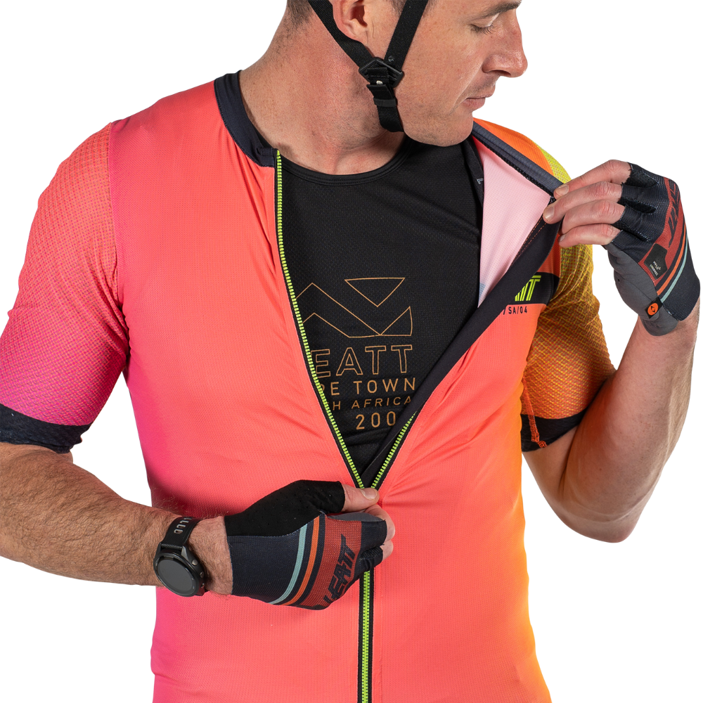 Camisa Mtb Endurance 6.0 Rosa e Verde - Leatt