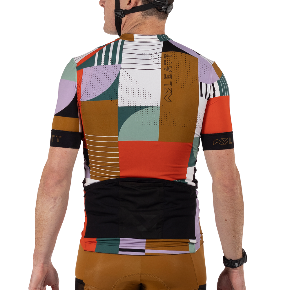 Camisa Mtb Endurance 5.0 Branco, Verde e Marrom - Leatt