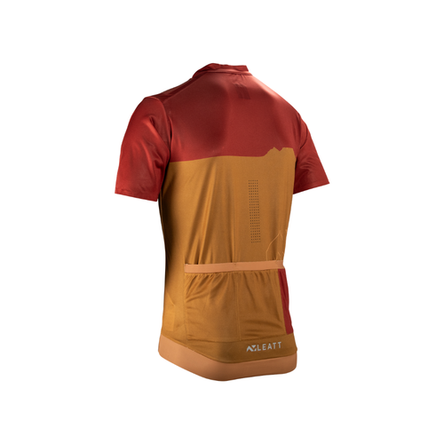 Camisa Mtb Trail 3.0 Vermelho e Marrom - Leatt