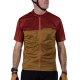 Camisa Mtb Trail 3.0 Vermelho e Marrom - Leatt