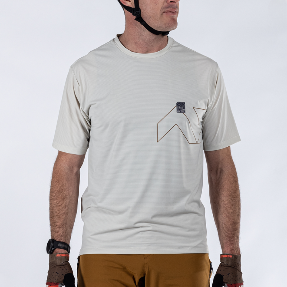 Camisa MTB Trail X-Flow 1.0 Bege - Leatt