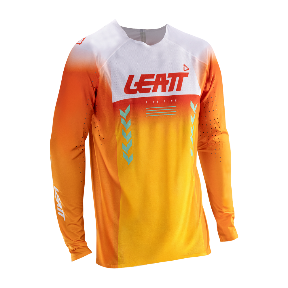 Camisa Moto Ultraweld 5.5 Laranja e Branco - Leatt