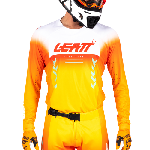 Camisa Moto Ultraweld 5.5 Laranja e Branco - Leatt