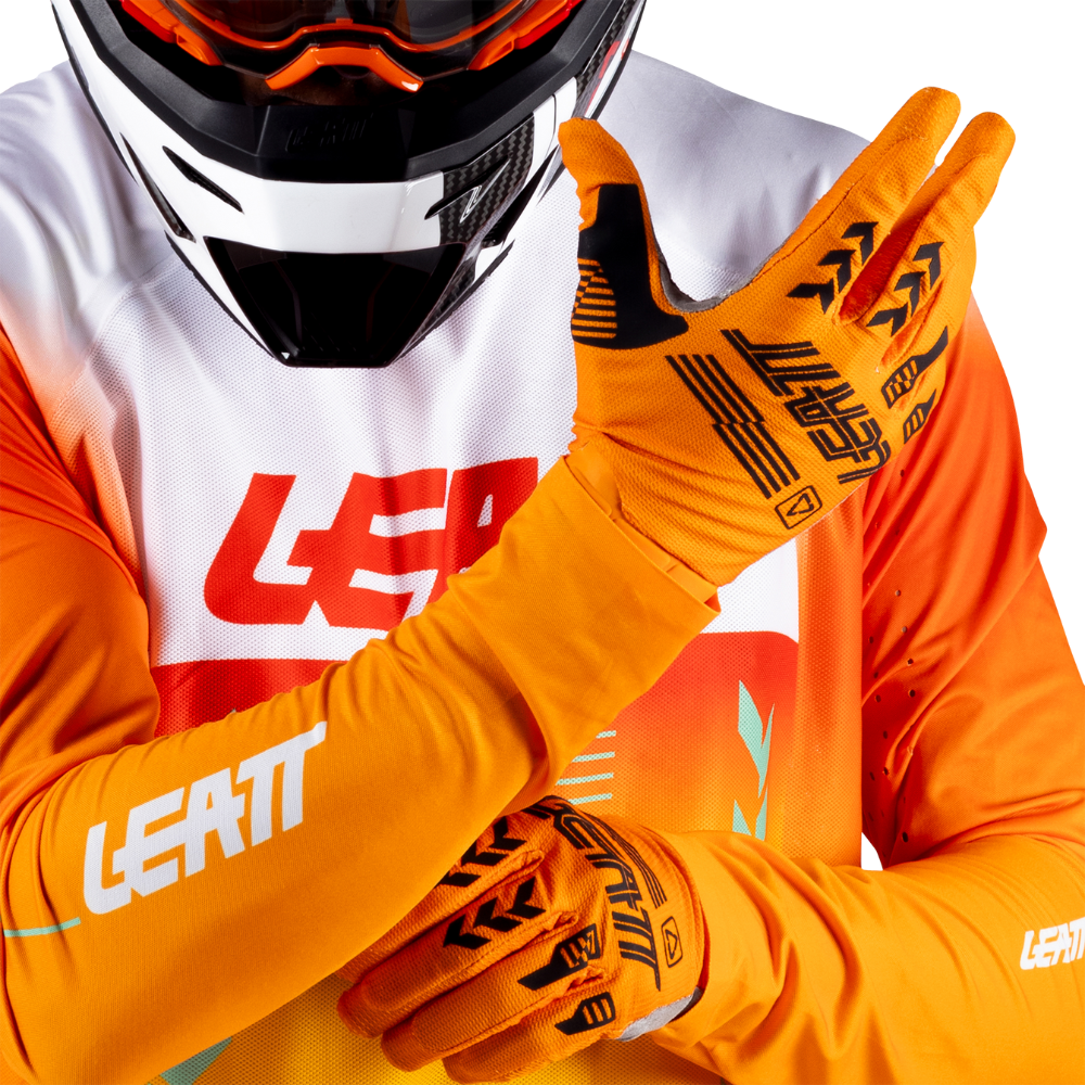 Camisa Moto Ultraweld 5.5 Laranja e Branco - Leatt