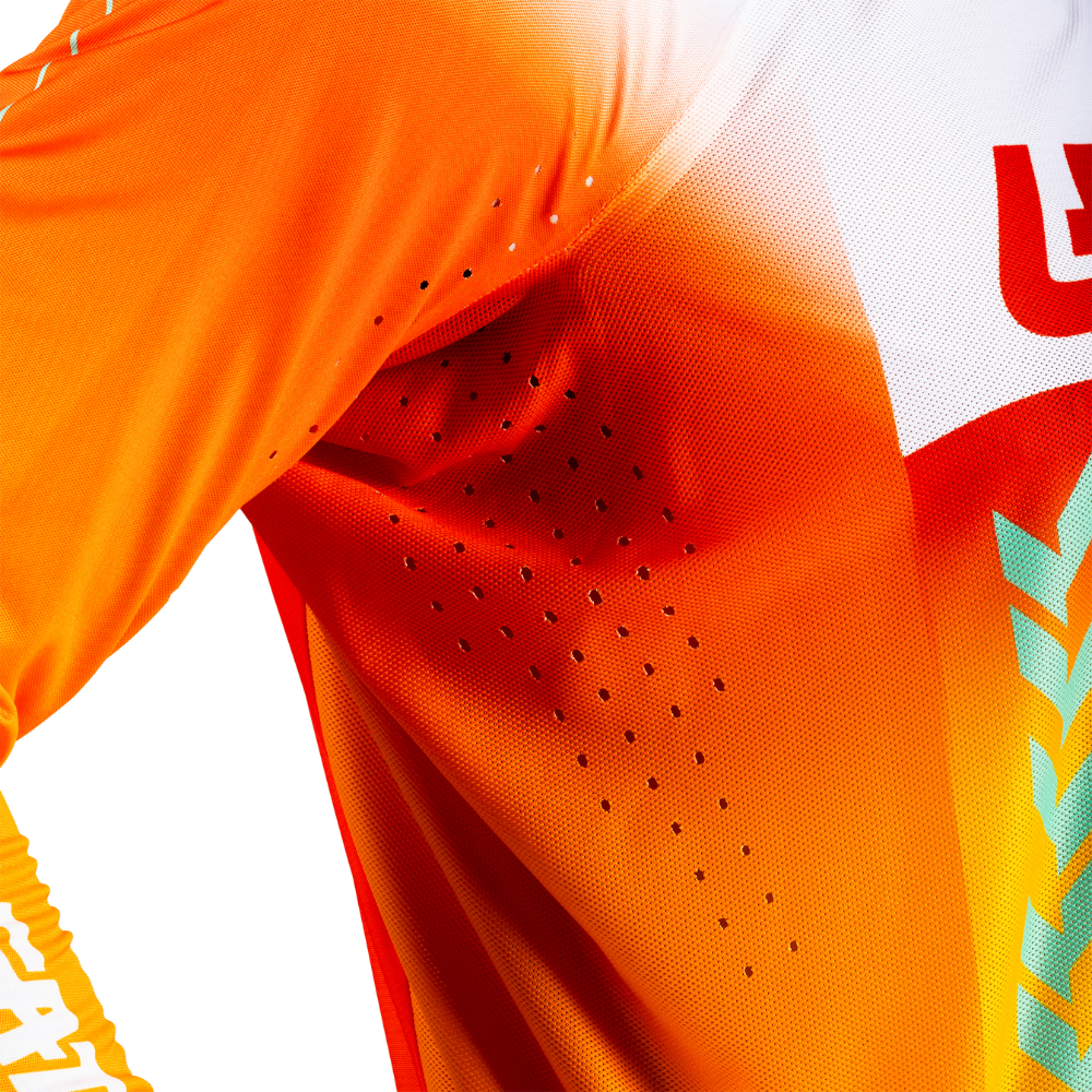 Camisa Moto Ultraweld 5.5 Laranja e Branco - Leatt