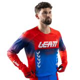 Camisa Moto Ultraweld 5.5 Azul e Vermelho - Leatt