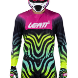 Camisa Moto Ultraweld 5.5 Preto, Verde e Rosa - Leatt