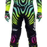 Calça Moto I.K.S 5.5 Preto, Verde e Rosa - Leatt