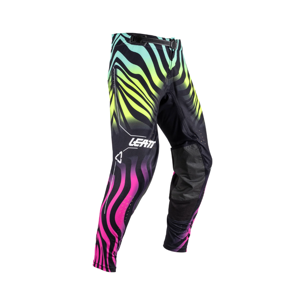 Calça Moto I.K.S 5.5 Preto, Verde e Rosa - Leatt