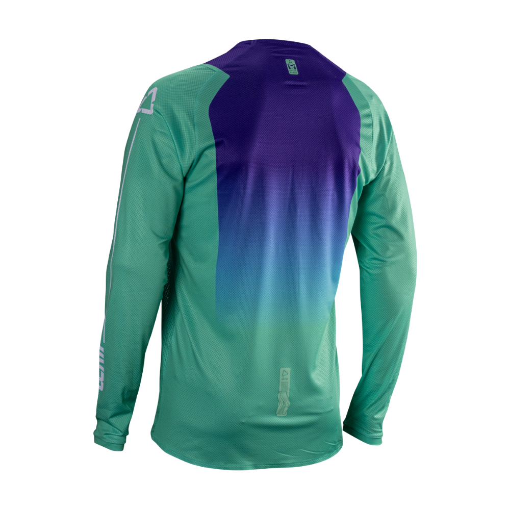 Camisa Moto Lite 4.5 Verde, Roxo e Branco - Leatt