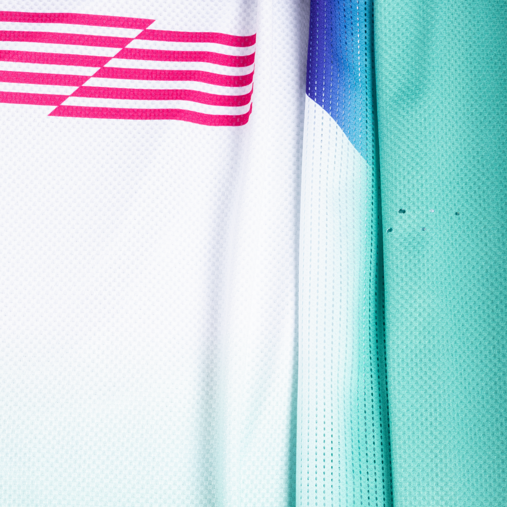 Camisa Moto Lite 4.5 Verde, Roxo e Branco - Leatt