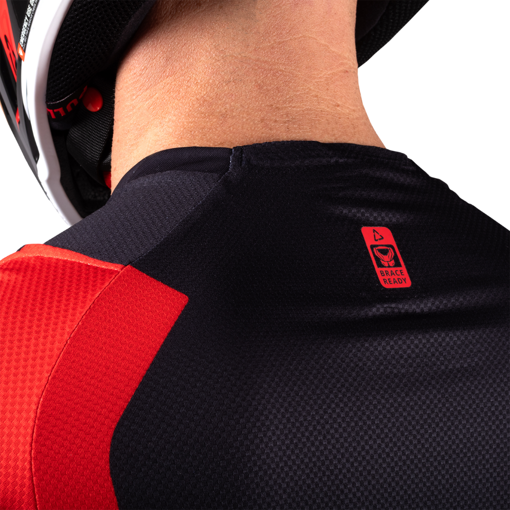 Camisa Moto Lite 4.5 Vermelho e Preto - Leatt