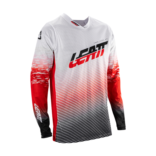 Camisa Moto X-Flow 4.5 Branco e Vermelho - Leatt