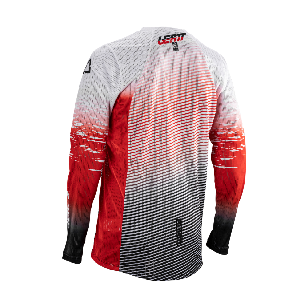 Camisa Moto X-Flow 4.5 Branco e Vermelho - Leatt
