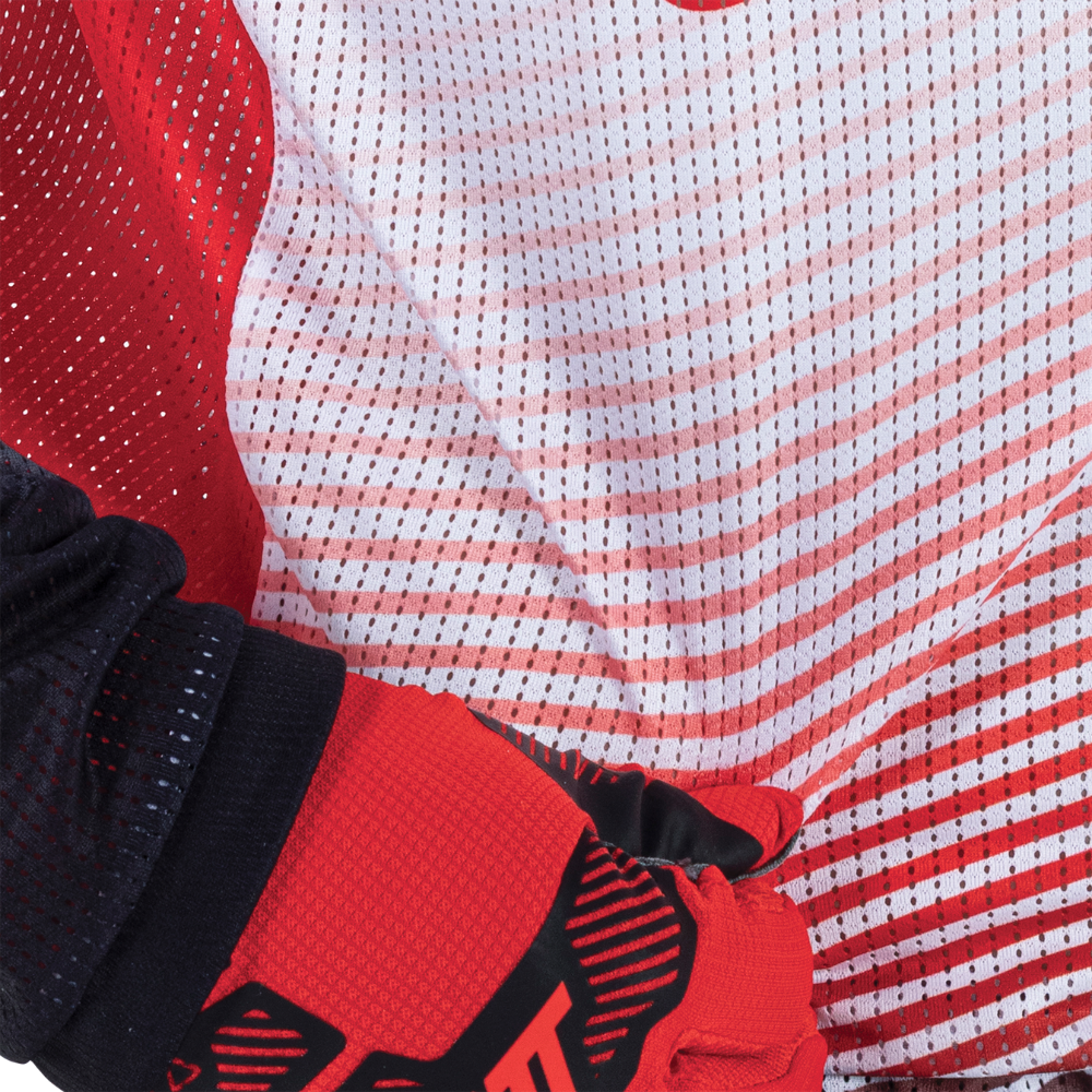 Camisa Moto X-Flow 4.5 Branco e Vermelho - Leatt