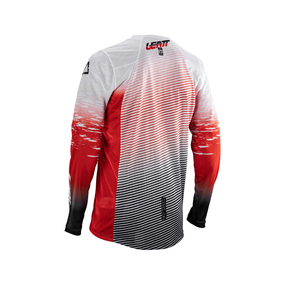 Camisa Moto X-Flow 4.5 Branco e Vermelho - Leatt