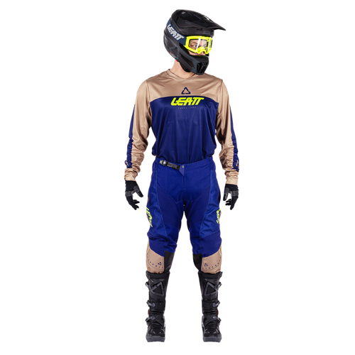 Ride Kit Moto 3.5 Marrom e Azul - Leatt