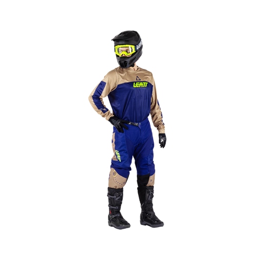 Ride Kit Moto 3.5 Marrom e Azul - Leatt