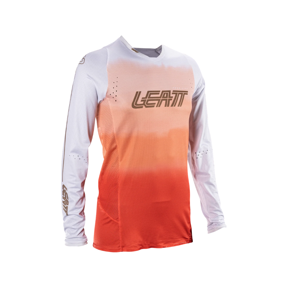 Camisa Moto Lite 4.5 Feminino Laranja e Branco - Leatt