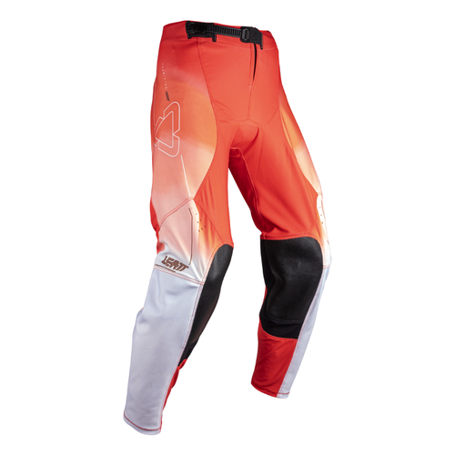 Calça Moto 4.5 Feminina Laranja e Branco - Leatt