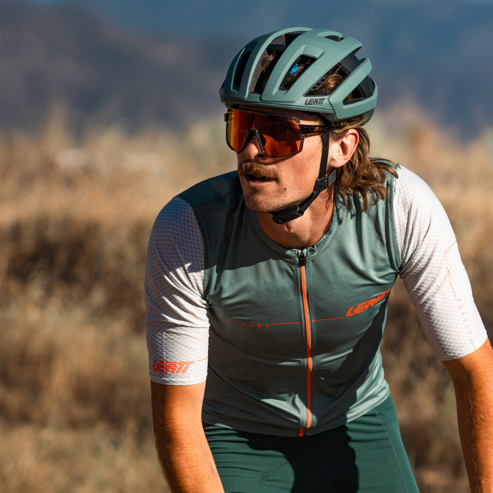 Camisa MTB Endurance 6.0 Verde com Creme - Leatt