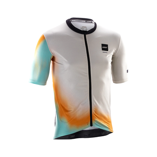 Camisa MTB Endurance 3.0 Branco com Amarelo - Leatt