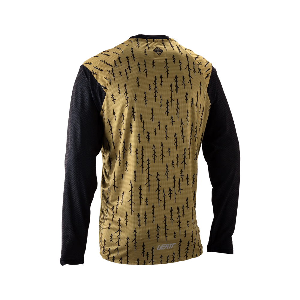 Camisa MTB Trail 3.0 Manga Longa Marrom com Preto - Leatt