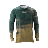 Camisa MTB Gravity 5.0 Verde com Marrom - Leatt