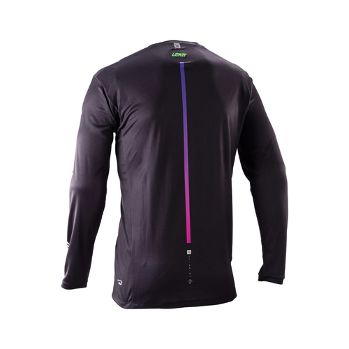 Camisa MTB Gravity 4.0 Manga Longa Preto com Rosa - Leatt