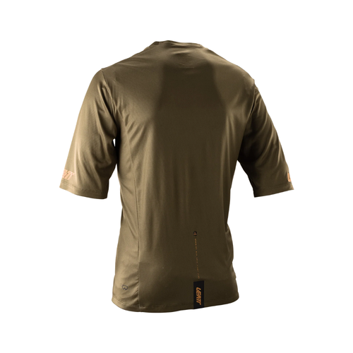 Camisa MTB Gravity 4.0 Manga Curta Marrom - Leatt