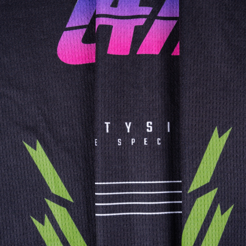 Camisa MTB Gravity 4.0 Manga Longa Preto com Rosa - Leatt