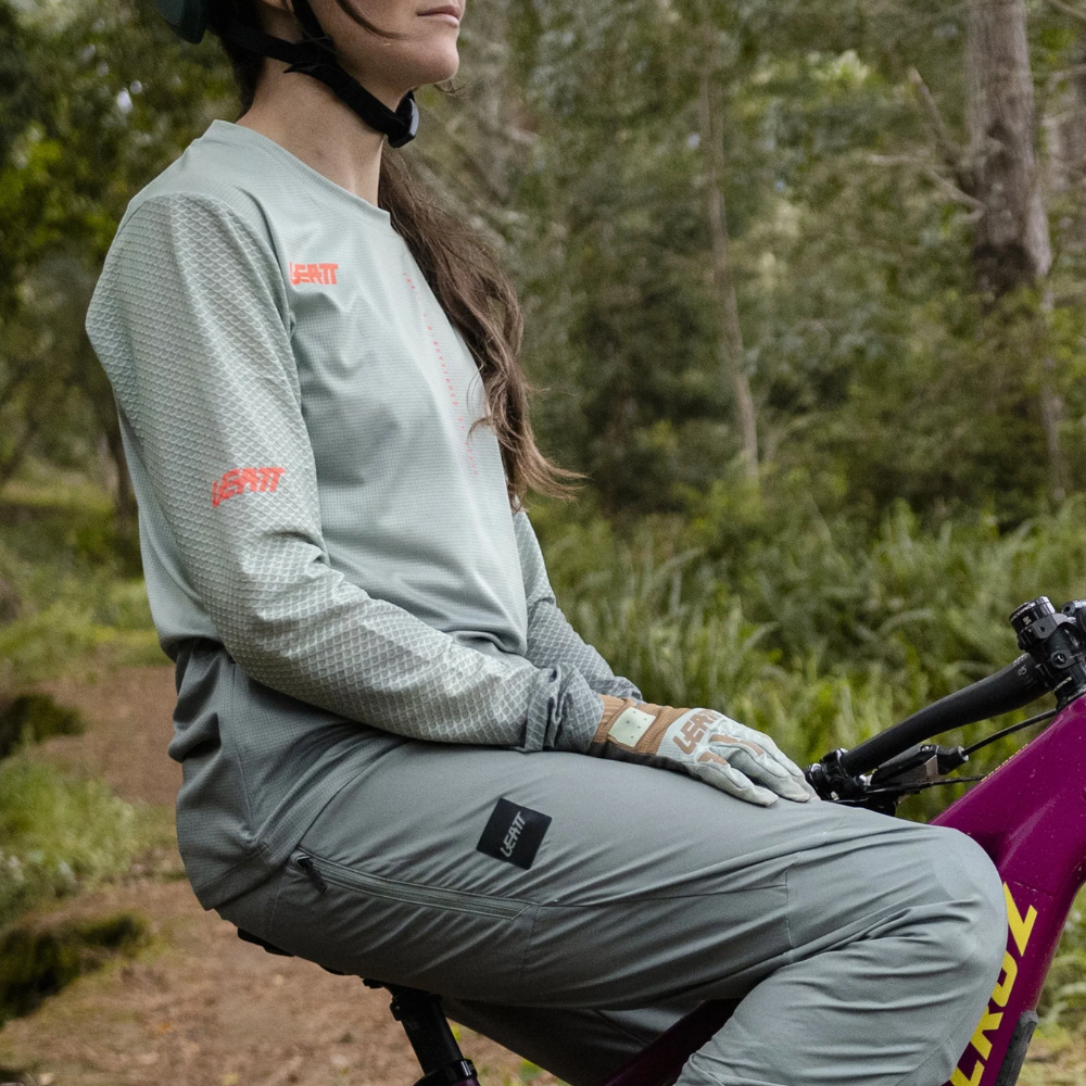 Camisa MTB Trail 3.0 Feminina Manga Longa Verde - Leatt