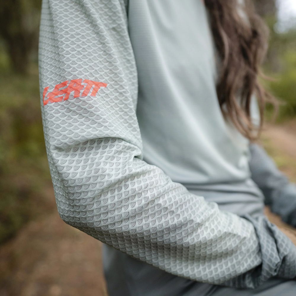Camisa MTB Trail 3.0 Feminina Manga Longa Verde - Leatt