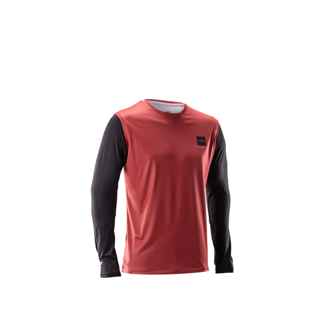 Calça com Camisa MTB 1.0 Vermelho e Preto - Leatt