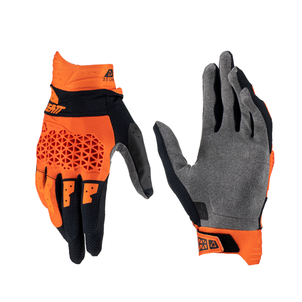 Luva Moto Lite 3.5 Preto e Laranja - Leatt