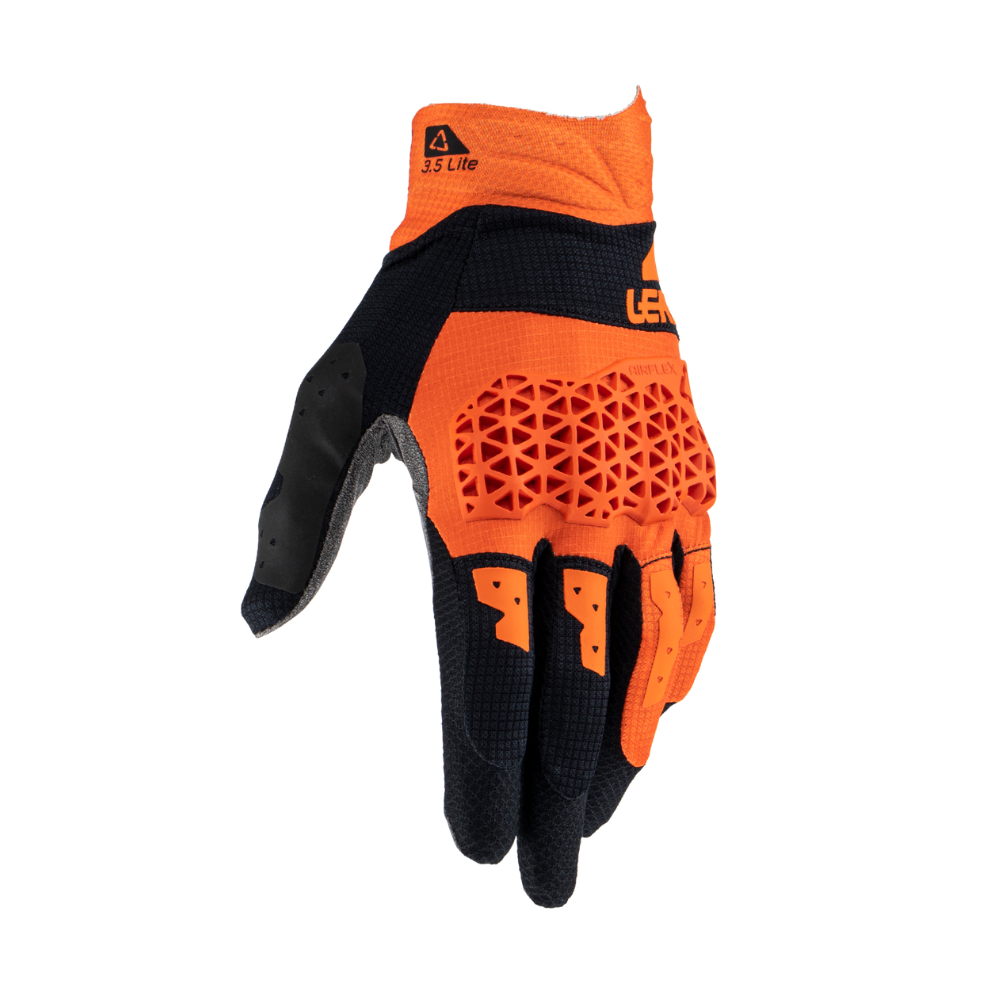 Luva Moto Lite 3.5 Preto e Laranja - Leatt