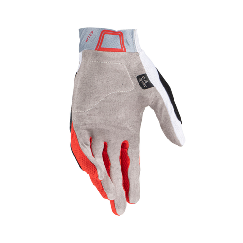 Luva MTB 4.0 Lite Branco/Preto/Vermelho - Leatt