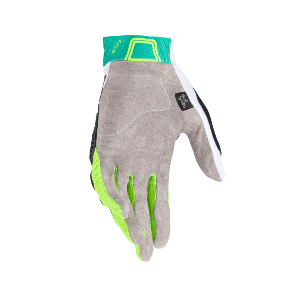 Luva MTB 4.0 Lite Branco/Preto/Verde - Leatt