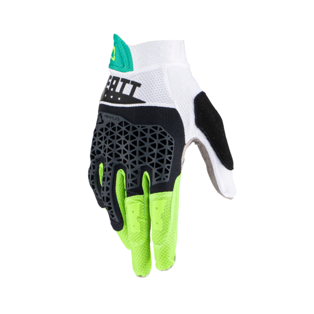 Luva MTB 4.0 Lite Branco/Preto/Verde - Leatt