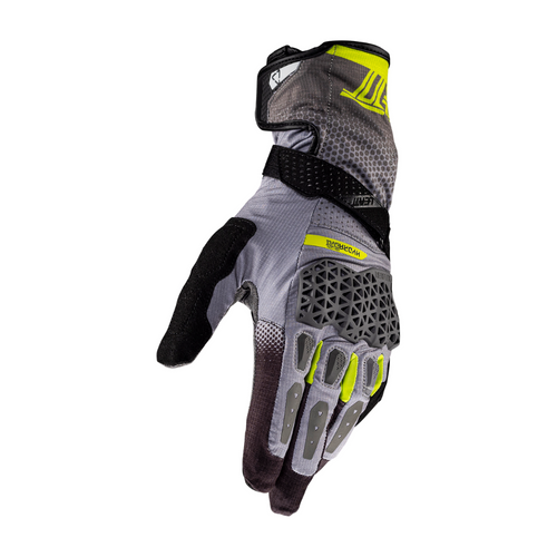 Luva Adventure Hydradri 5.5 Cinza e Amarelo - Leatt