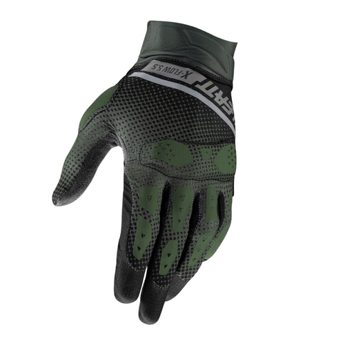 Luva Adventure X-Flow 5.5 Curta Verde - Leatt
