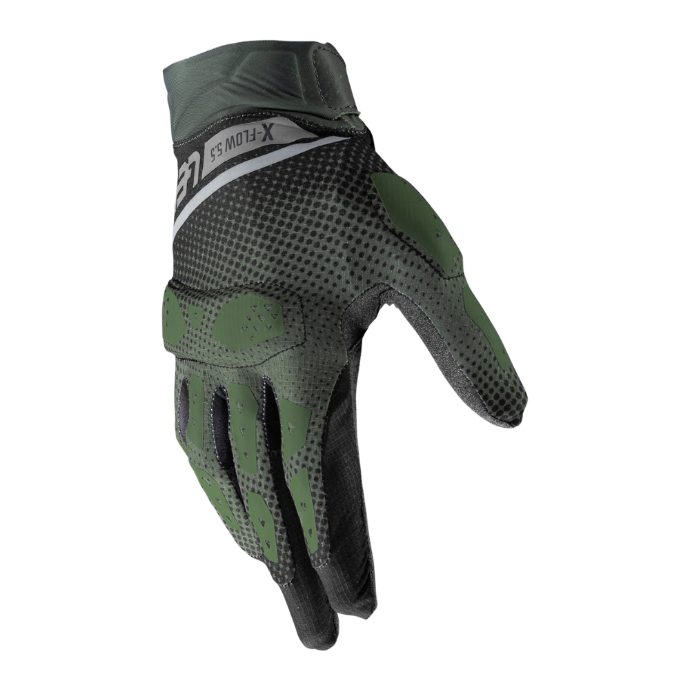 Luva Adventure X-Flow 5.5 Curta Verde - Leatt