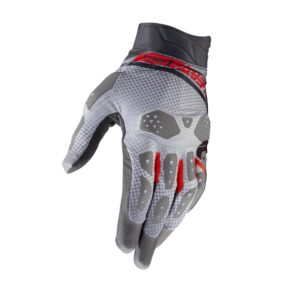 Luva Adventure X-Flow 5.5 Curta Cinza - Leatt