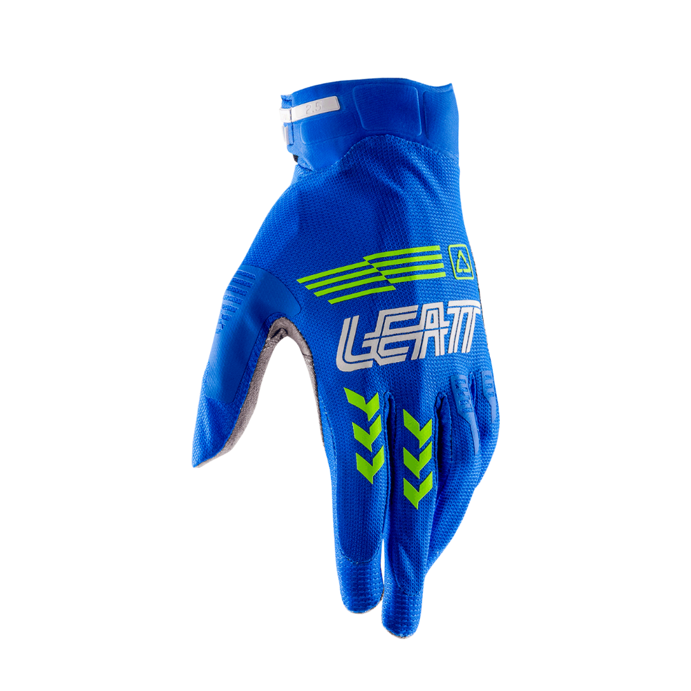 Luva Moto X-Flow 2.5 Azul, Amarelo e Branco- Leatt