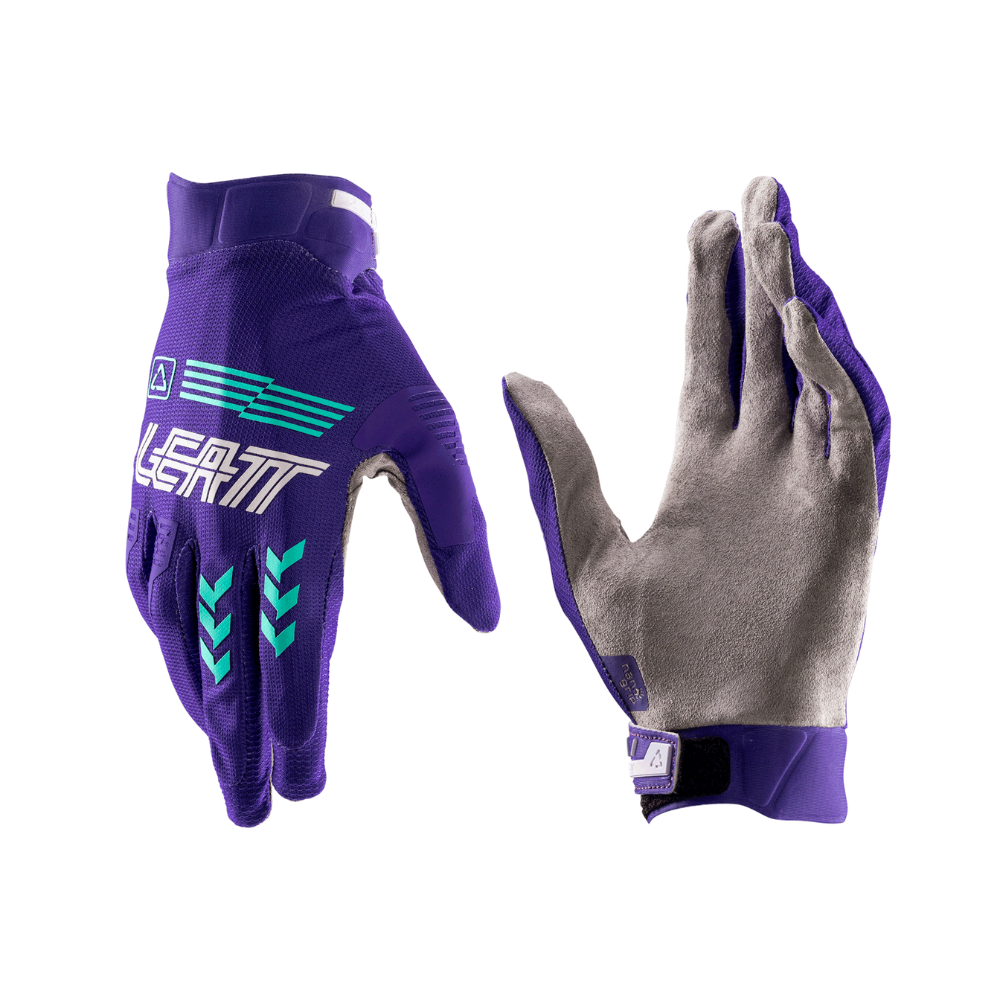 Luva X-Flow 2.5 Roxo, Azul e Branco - Leatt