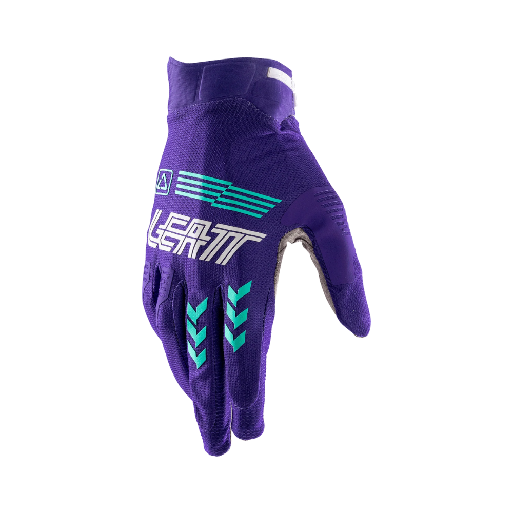 Luva X-Flow 2.5 Roxo, Azul e Branco - Leatt