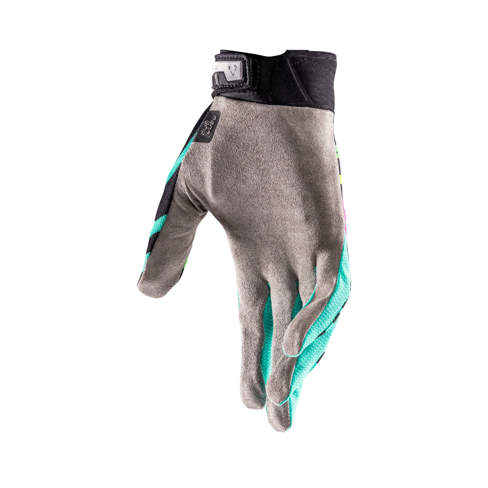 Luva X-Flow 2.5 Verde, Preto e Rosa - Leatt