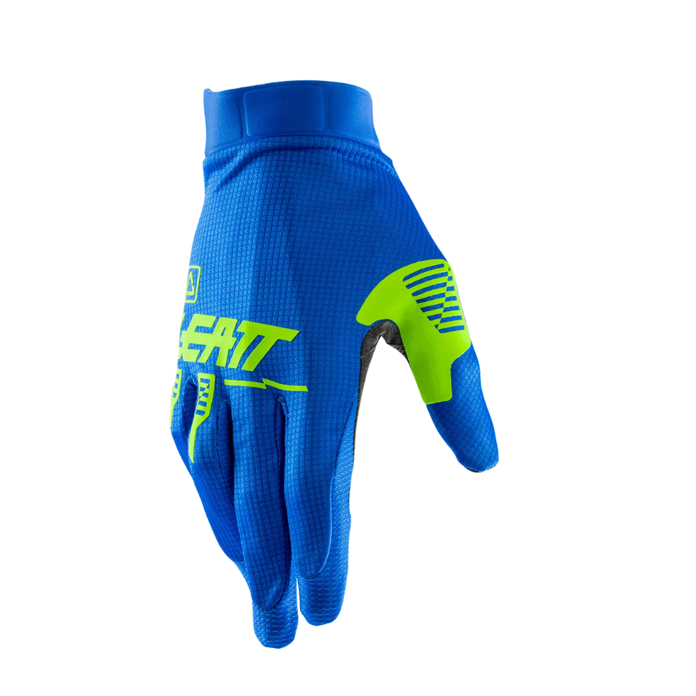 Luva Moto Gripr 1.5 Azul e Amarelo - Leatt