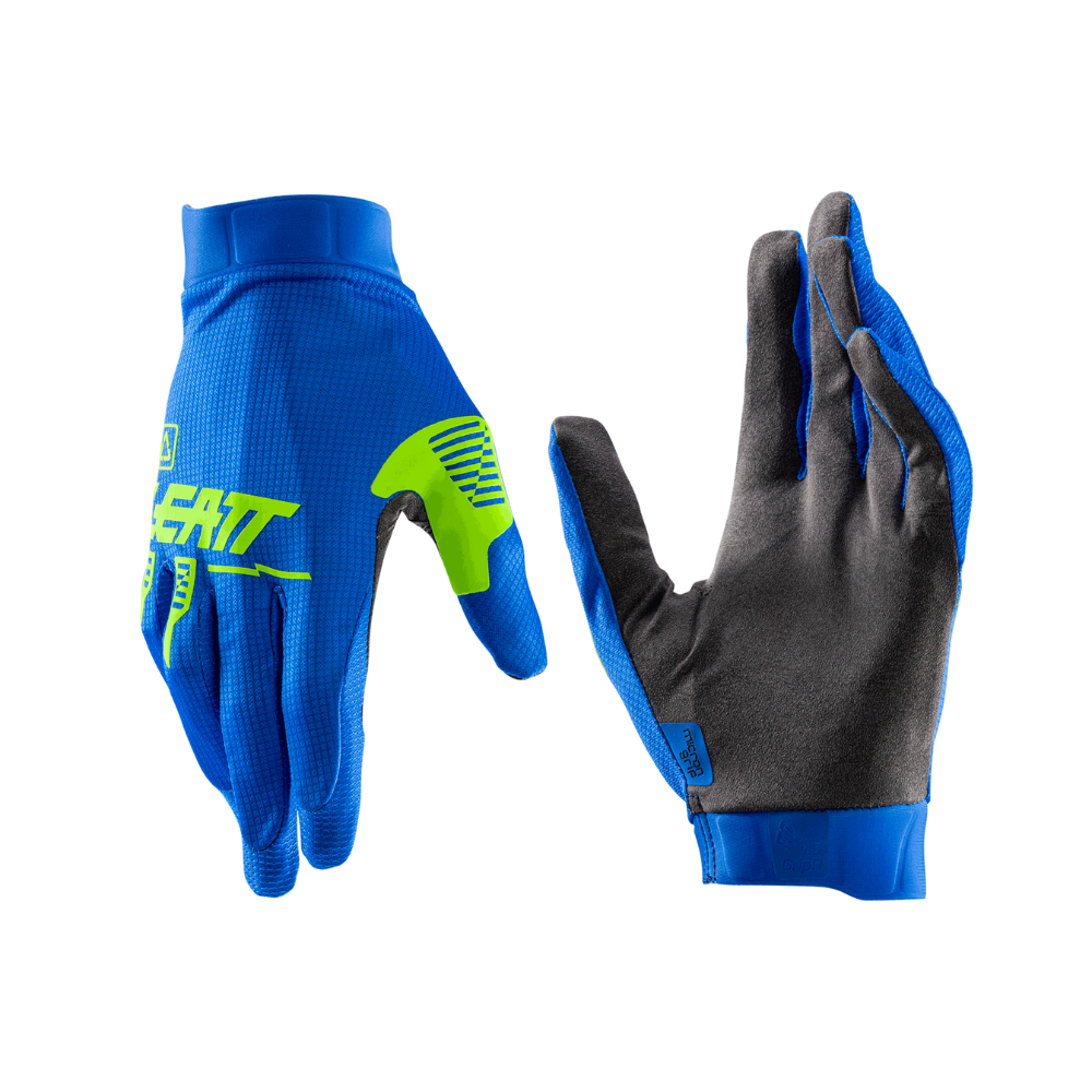 Luva Moto Gripr 1.5 Azul e Amarelo - Leatt
